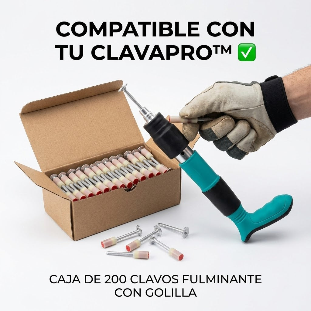 CLAVOS FULMINANTE CAJA 200un