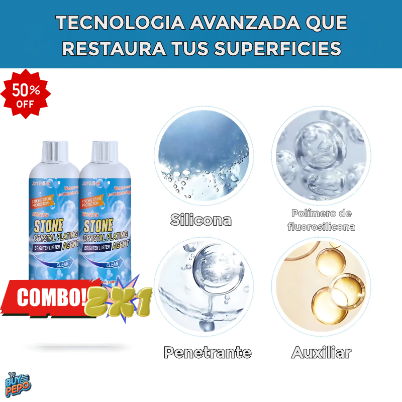 💥 MEGA PACK 2x1 🚨 - Restaurador Para Mármol 100ml 🧼✨