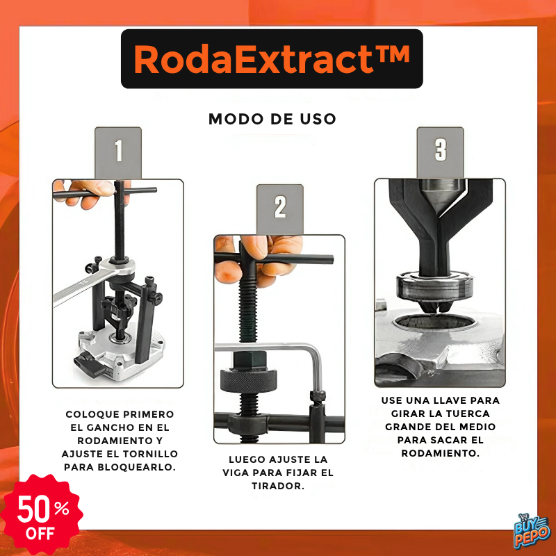 RodaExtract™ – ⚙️ Extractor de Rodamientos de Precisión 🧰🔧