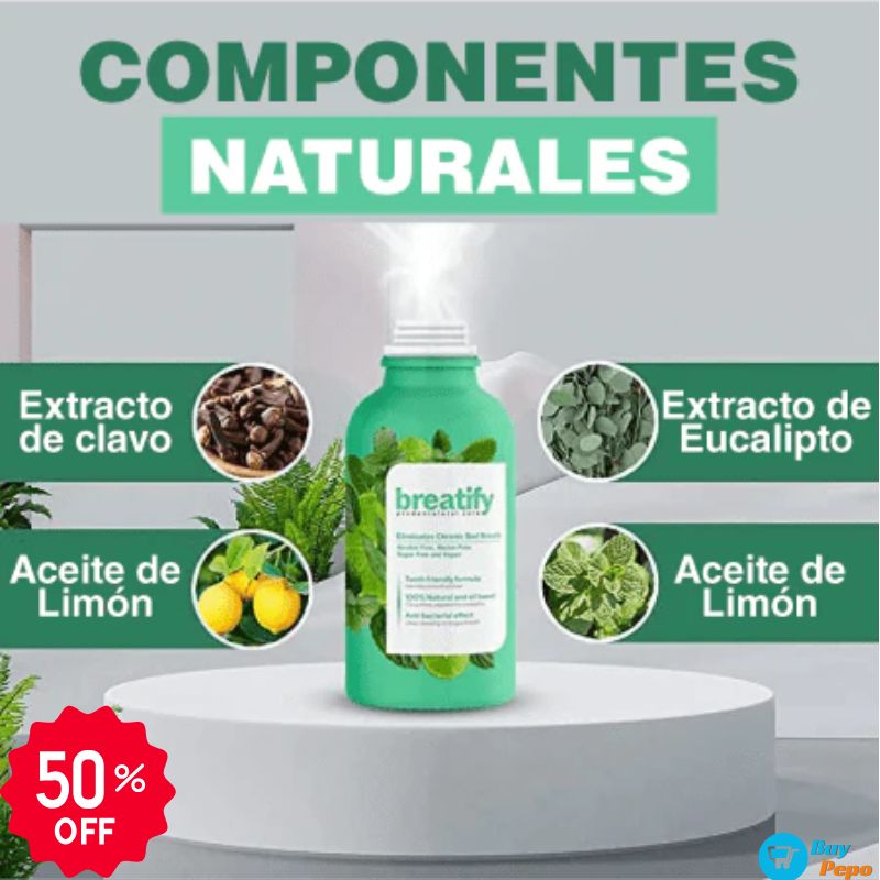 Breatify 🌿 - Salud Bucal 🦷 y Aliento Fresco 🌬️ 25ml