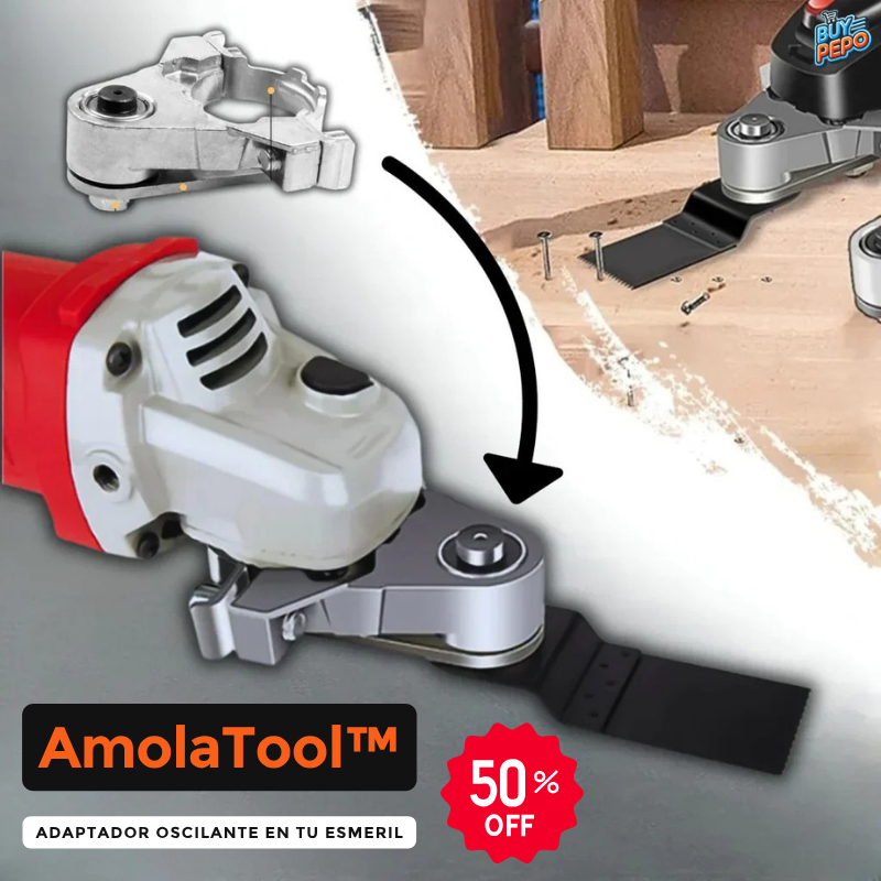 AmolaTool™ - 🔧 Adaptador Oscilante Para Esmeril ⚙️