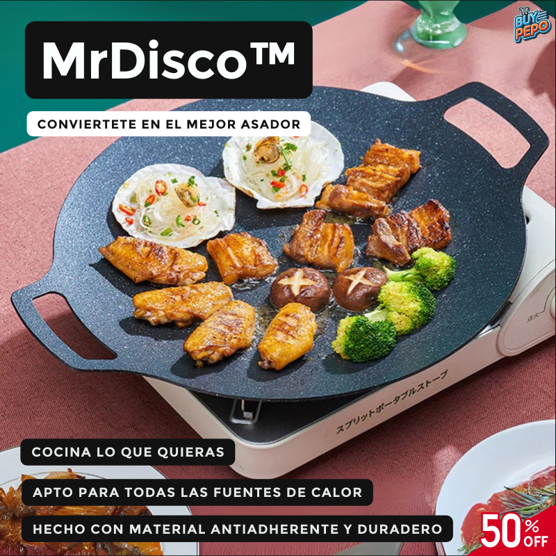 🔥 MrDisco™ - Disco Plancheta 30cm Asadora Portátil 🍳🔥