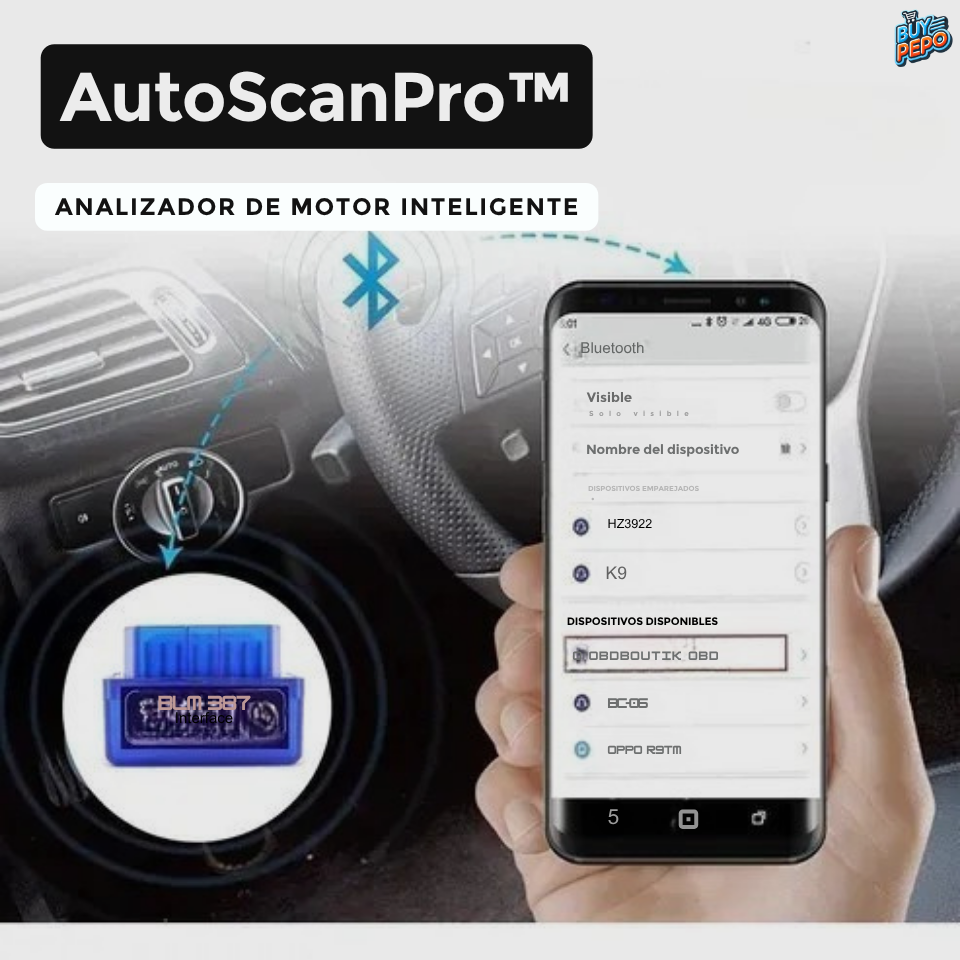 AutoScanPro™ 🚗 - Mini Scanner de Vehiculo 🔋