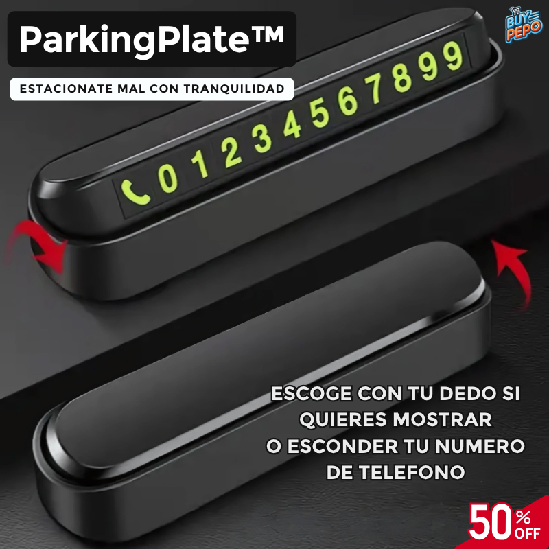 ParkingPlate™ - 🚗 Estacionate Mal Con Tranquilidad 📱💨