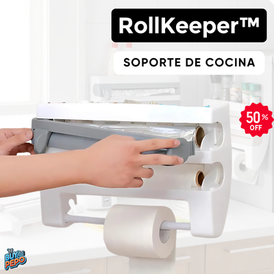 RollKeeper™ 🧻 - Organizador de cocina🥂