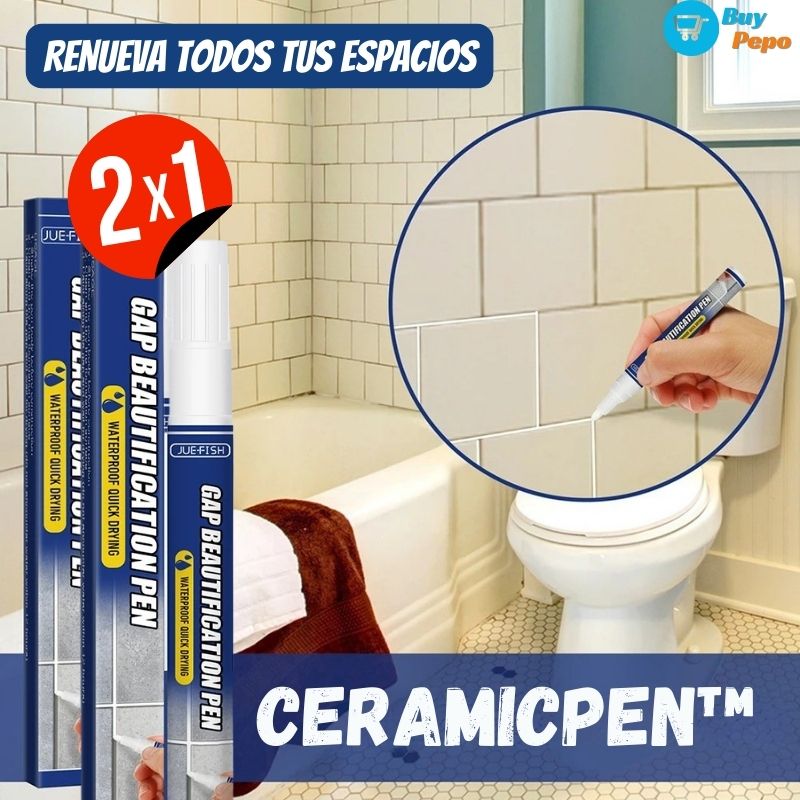 🚨OFERTA🚨 CeramicPen™ - 🖊️ Rejuvenecedor de Juntas de Cerámica 🫧✨