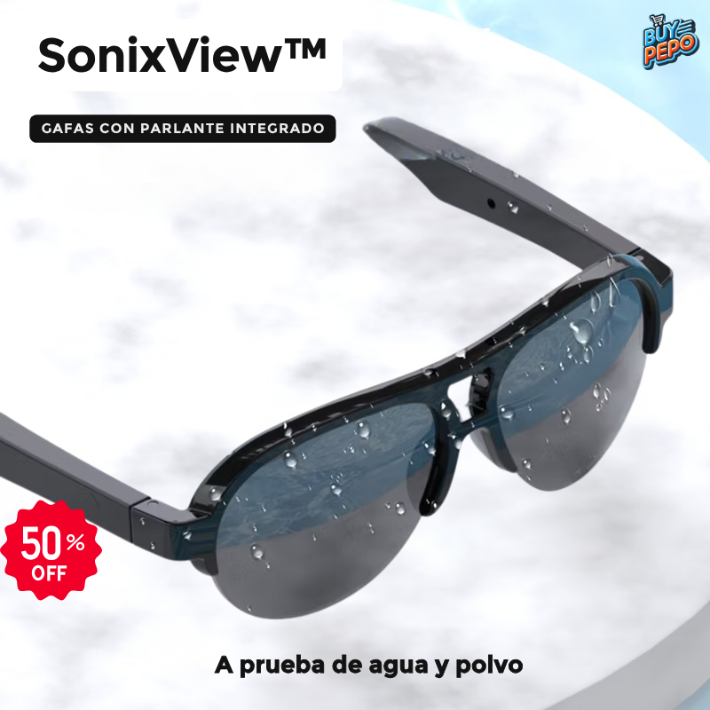 SonixView™ 🕶️- Gafas con Parlante Integrado 🎶