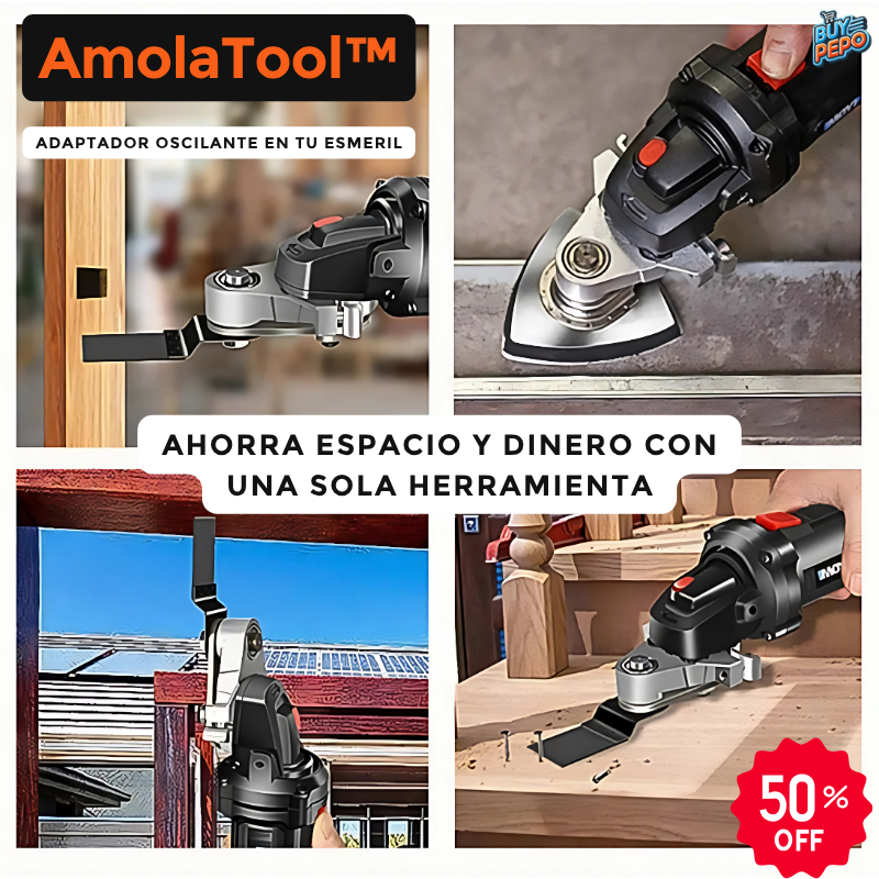 AmolaTool™ - 🔧 Adaptador Oscilante Para Esmeril ⚙️