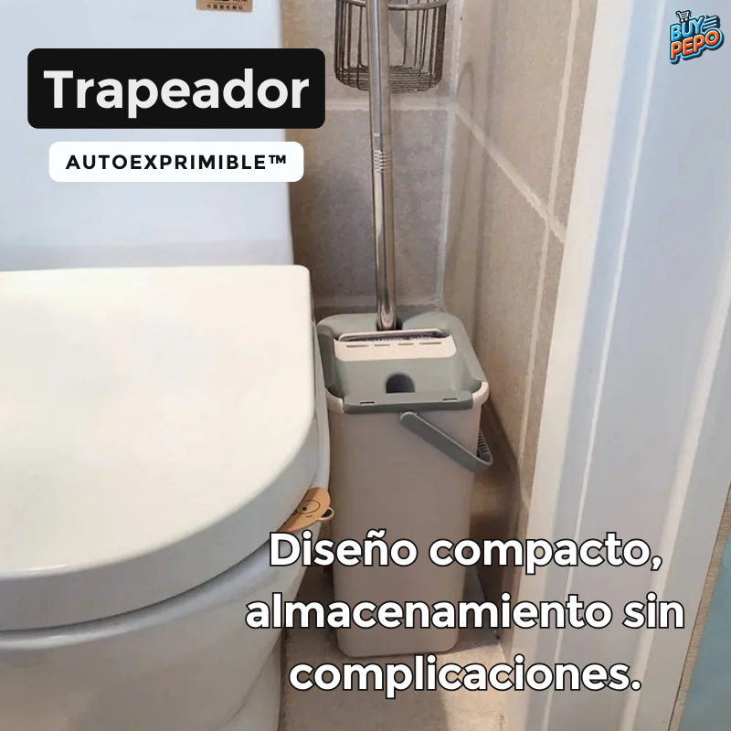 Trapeador Autoexprimible™ – 🧼 Manos Secas, Piso Impecable 💧✨