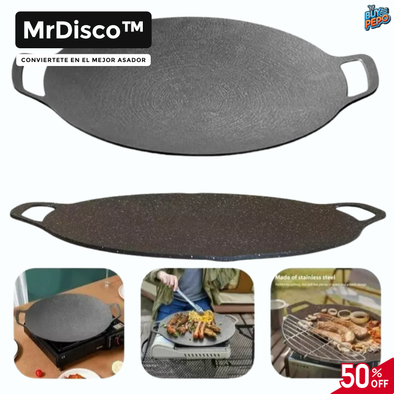 🔥 MrDisco™ - Disco Plancheta 30cm Asadora Portátil 🍳🔥