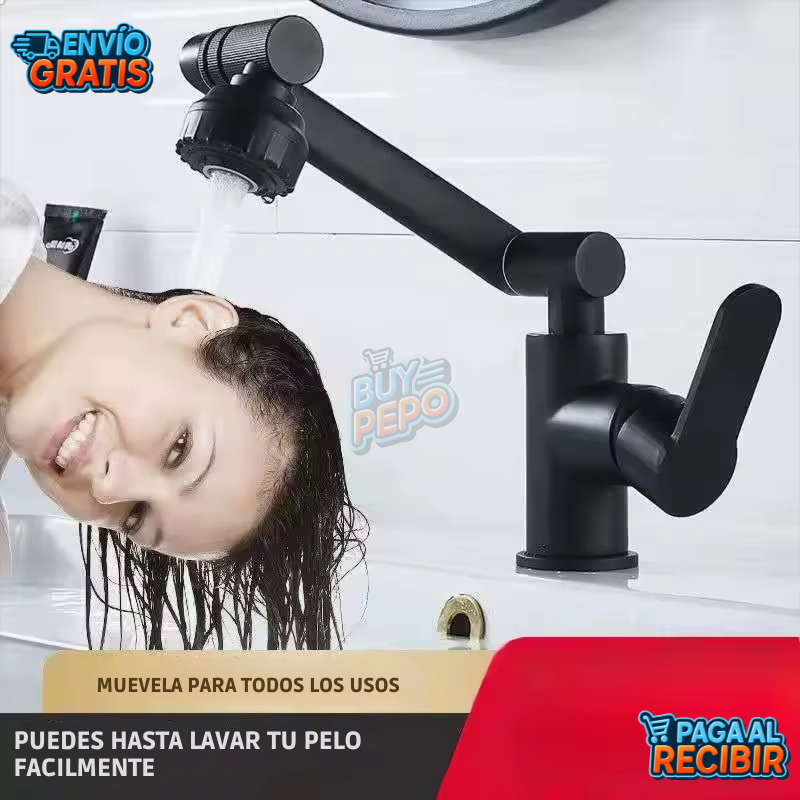 HydroSpin™ 💧 - Griferia articulada 1080° llega a todos lados 🚿 Pro