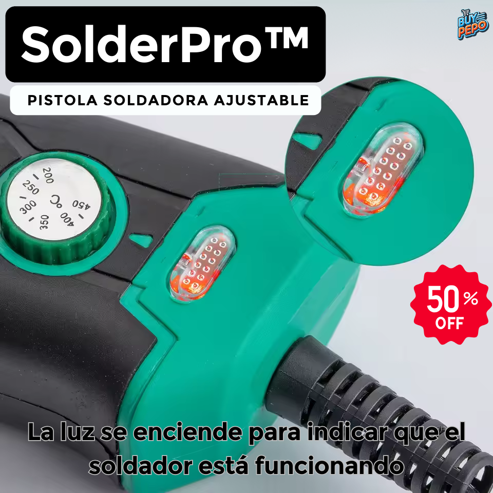 SolderPro™ 🔥 - Pistola soldadora ajustable ⚡