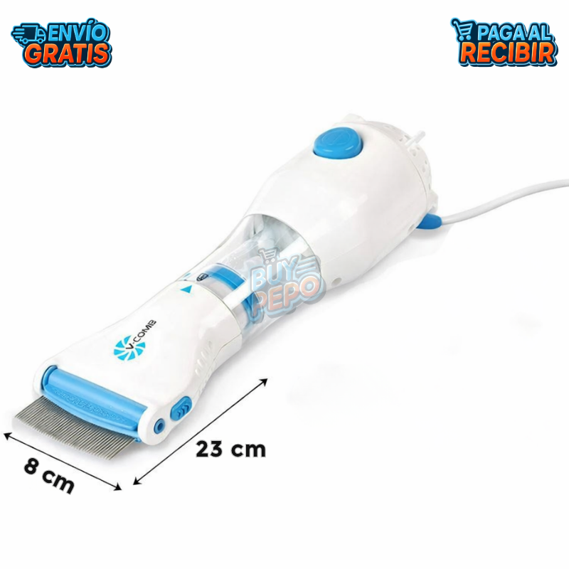 LiceVac™ 🧠 - Peine succión antipiojos 🧲