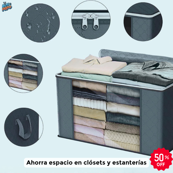 HomeBox™ 🏡 - Organizadores para Ropa y Mantas 🛏️