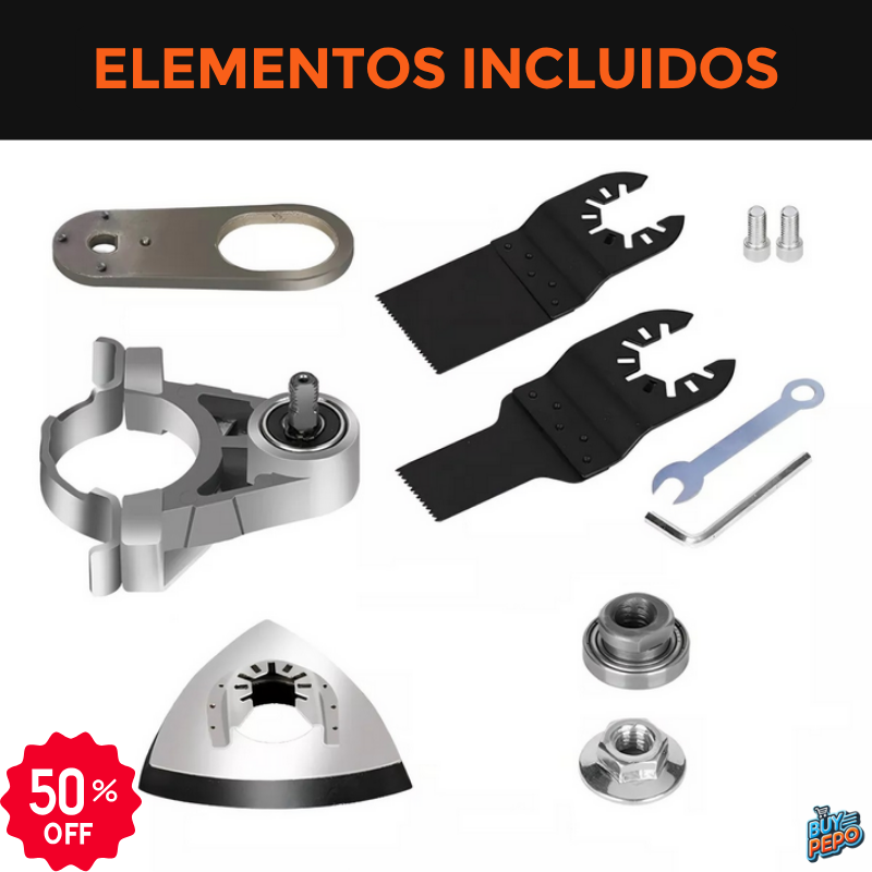 AmolaTool™ - 🔧 Adaptador Oscilante Para Esmeril ⚙️
