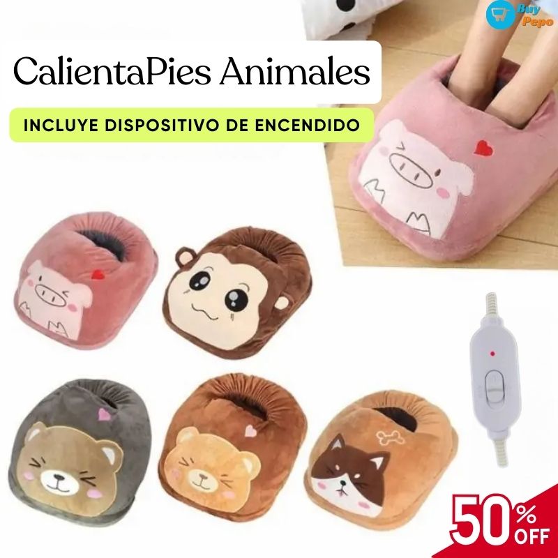 CalientaPies Animales™ 🐾❄️ - Olvídate de pasar frío en los pies 🦶🔥
