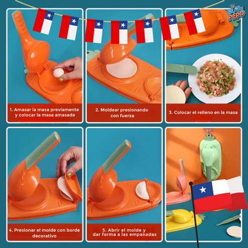 MasaPerfect™ 🥟- Molde Para Hacer Empanadas 🍳