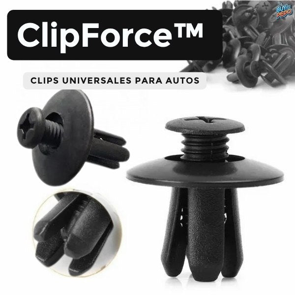ClipForce™ 🚗 - 100 Clips universales para autos 🔩