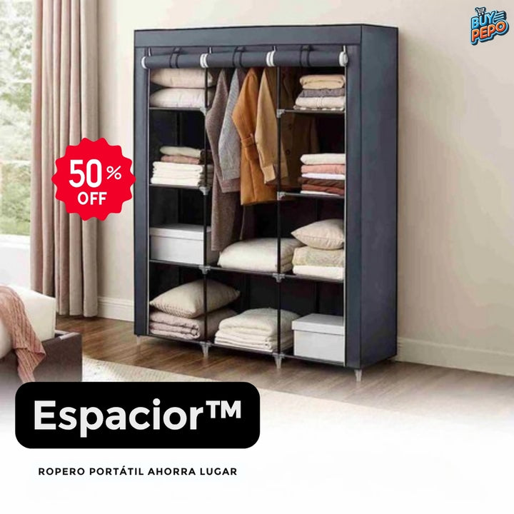 Espacior™ 📐- Ropero portátil ahorra lugar 🪄