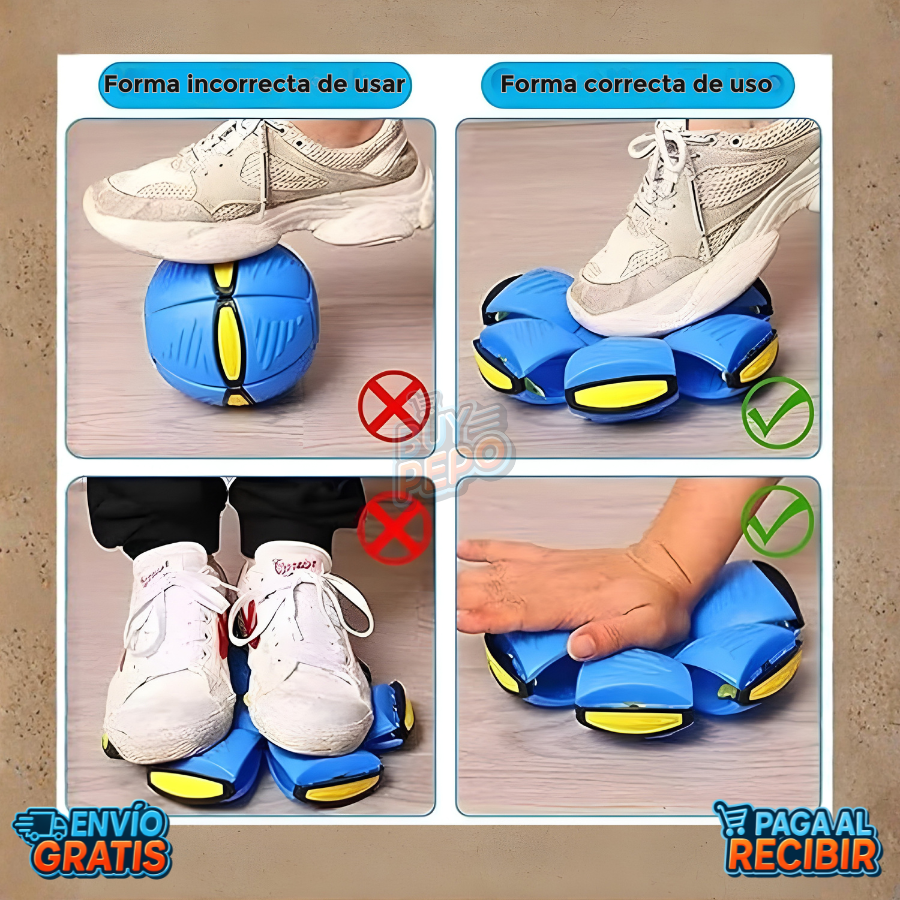 FlyMorph™ 🔵 - Juguete disco mágico 🌟