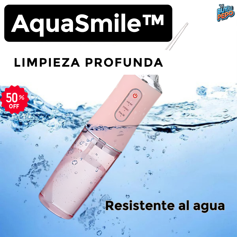 AquaSmile™ 💧- Irrigador Bucal de Limpieza Profunda 🦷