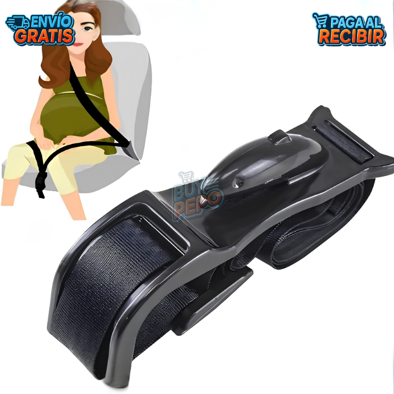 BellySafe™ 🤰 - Ajustador cinturón embarazo 🚗