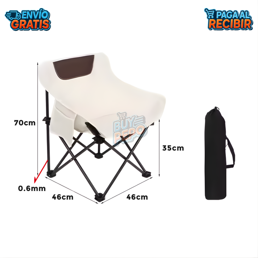 TrailSeat™ 🏕️ – Silla plegable portátil 🎒