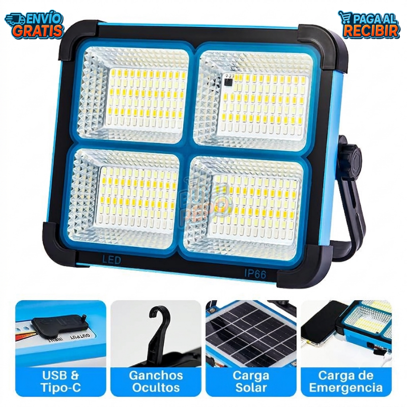 BlackoutGuard™ ⚡- Luz emergencia solar 🔦