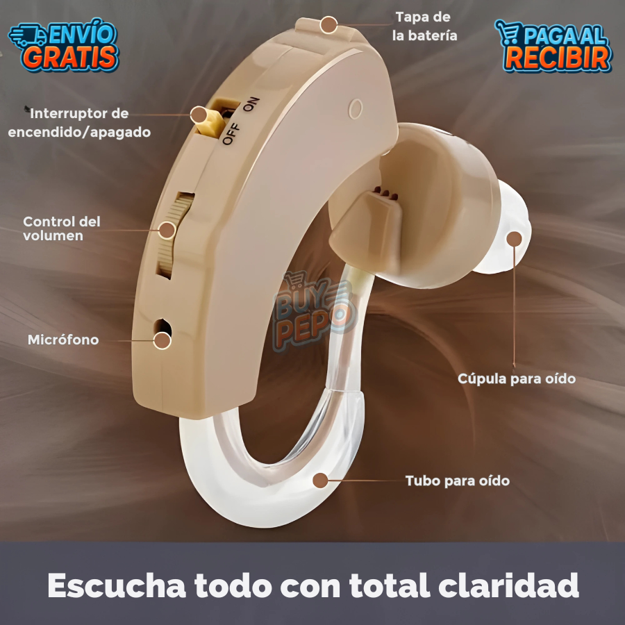 VoxPlus™ 🎧 - Audífono confort diario 🌟