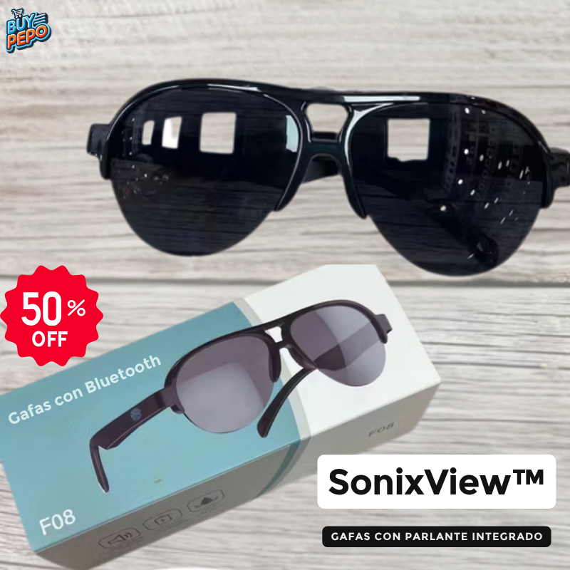 SonixView™ 🕶️- Gafas con Parlante Integrado 🎶