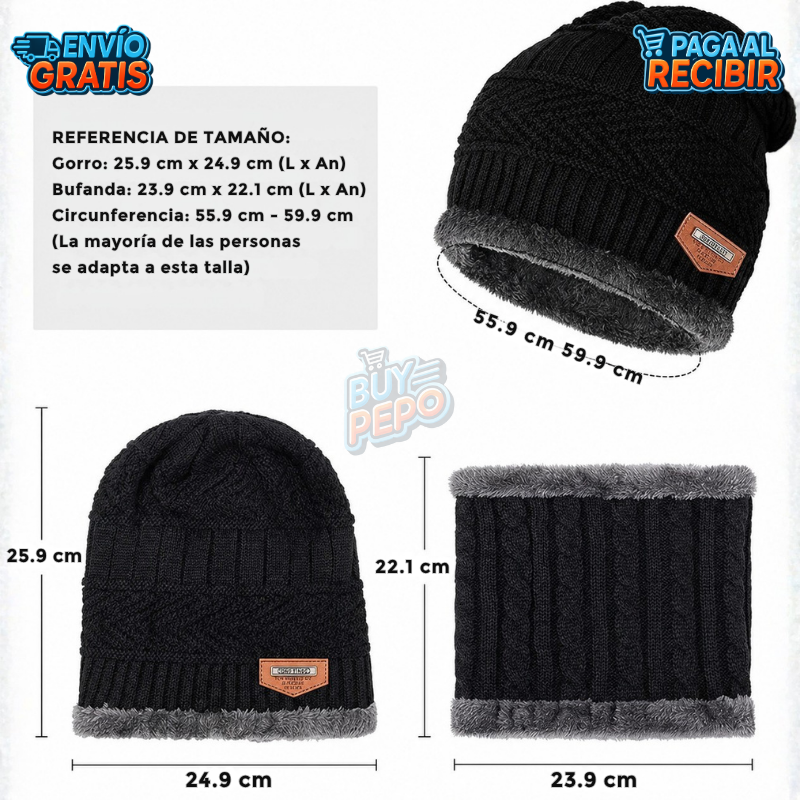ThermaWrap™ 🧣 - Gorro bufanda térmico ❄️