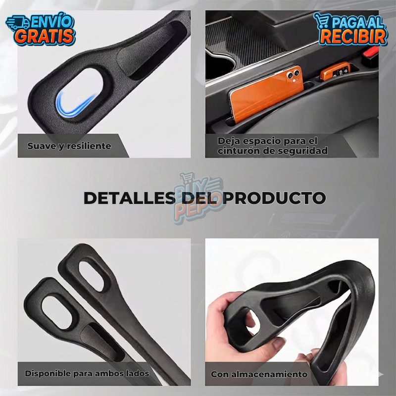 GapLock™ 🚗 - Relleno anti caídas asiento 🔒