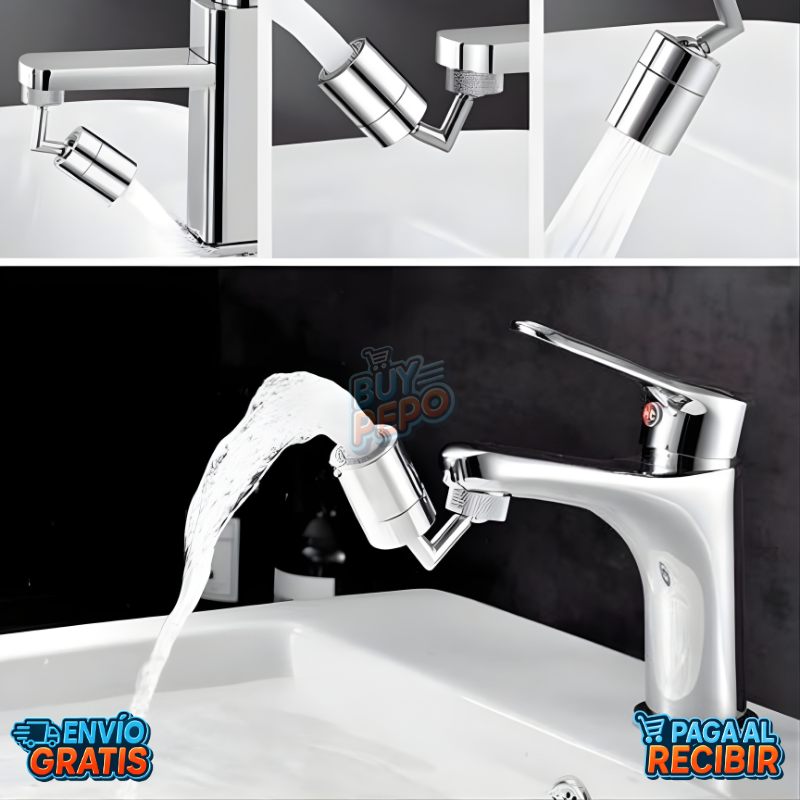 HydroFlex™ 💧 - Extensor grifo 720° 🔄