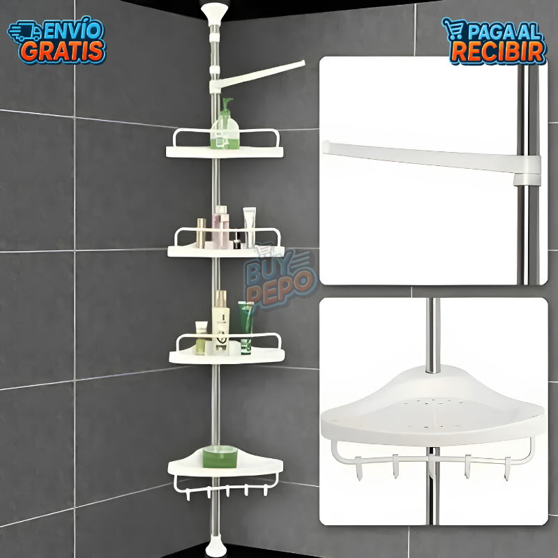 CornerSpa™ 🚿 - Esquinero organizador ducha ✨
