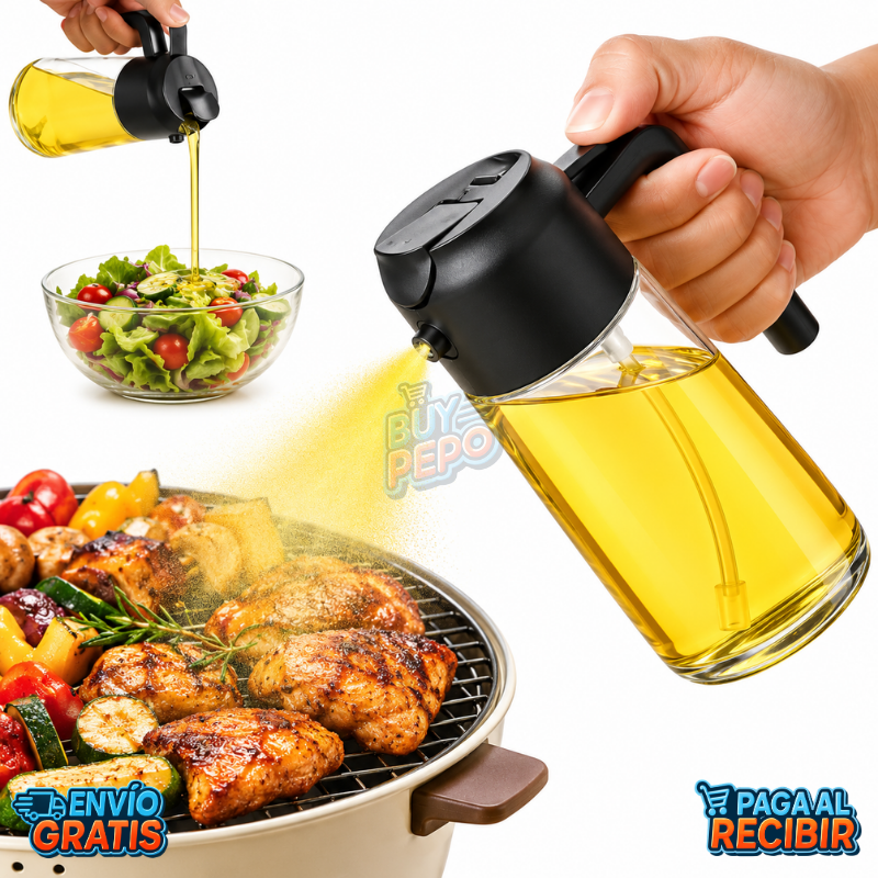 DuoPour™ 🫒 - Dispensador spray y vertido 💦