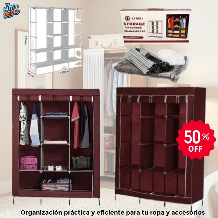 Espacior™ 📐- Ropero portátil ahorra lugar 🪄