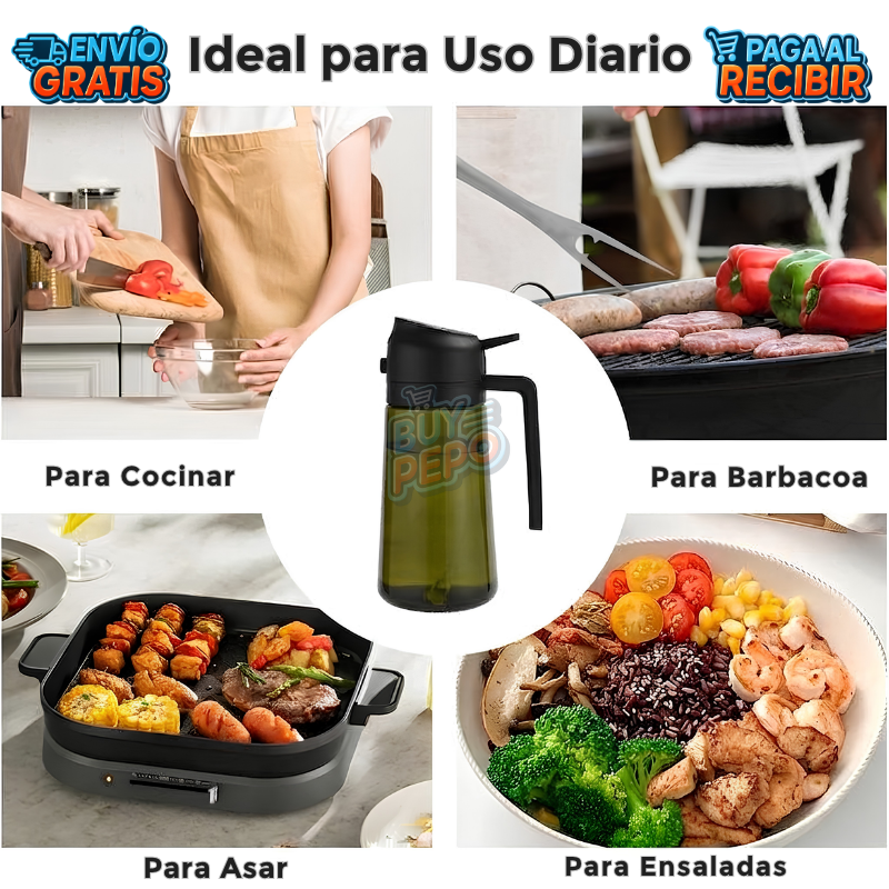 OilFlow™ 🫒 - Dispensador doble precisión ✨