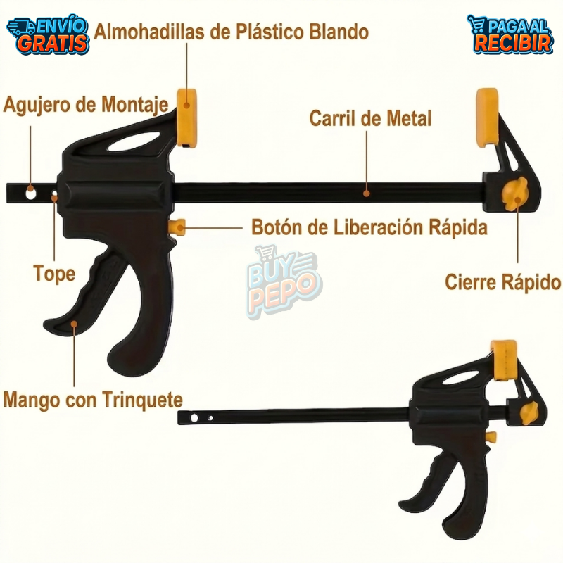 WoodLock™🔧 - Prensa rápida precisa 🪵