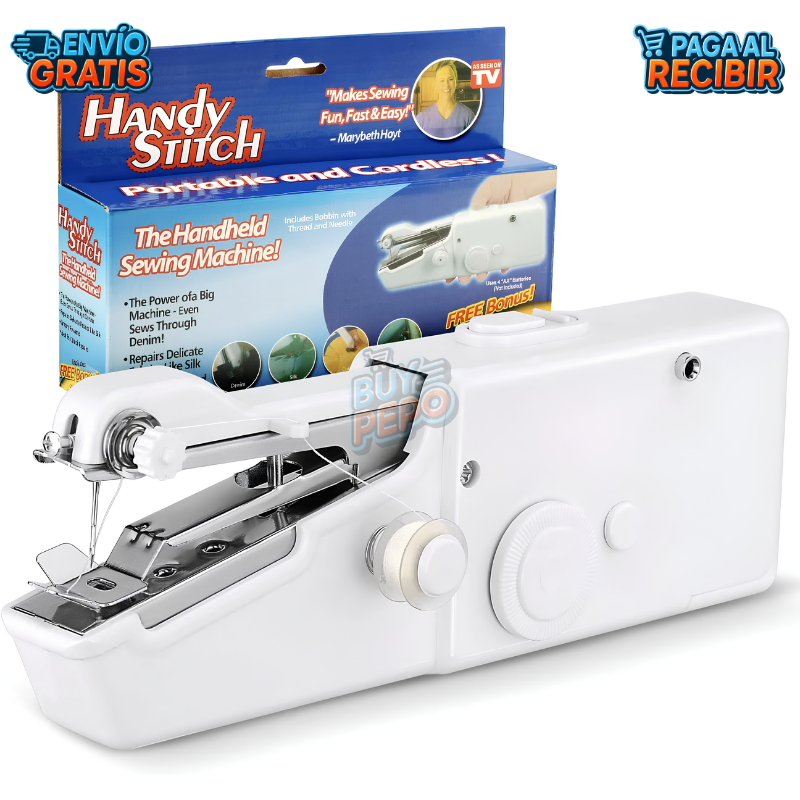 StitchGo™ 🧵 - Mini máquina de coser ✨