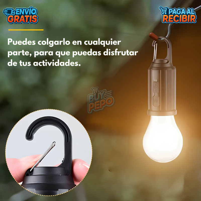 SunGlow™ ☀️ - Ampolleta solar portátil 💡