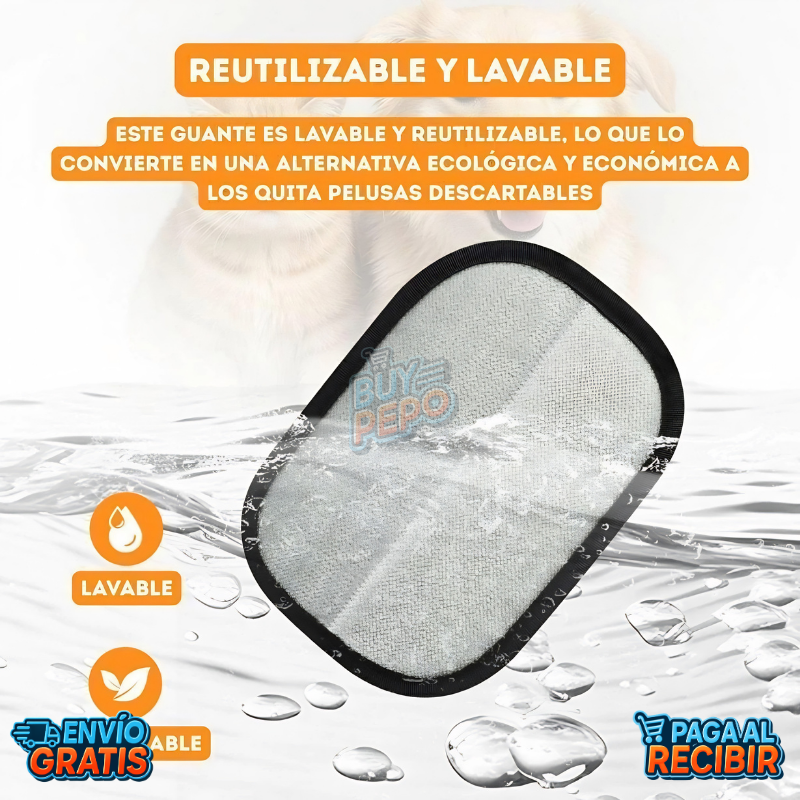 FurTouch™ 🐾 - Guante quita pelo 🧼