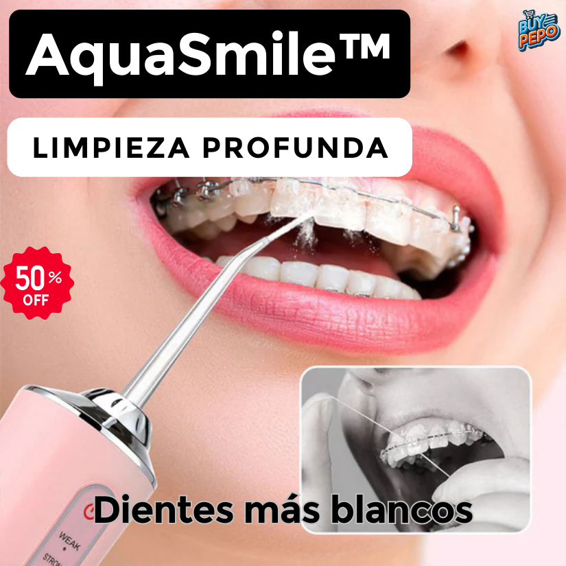 AquaSmile™ 💧- Irrigador Bucal de Limpieza Profunda 🦷
