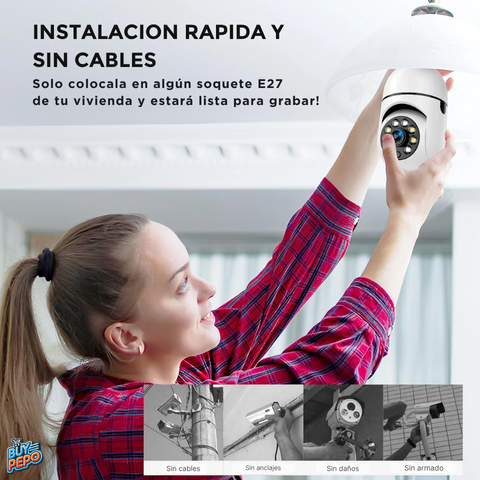 Vigilux™ 🔦 - Cámara bombilla vigilancia total 🏠