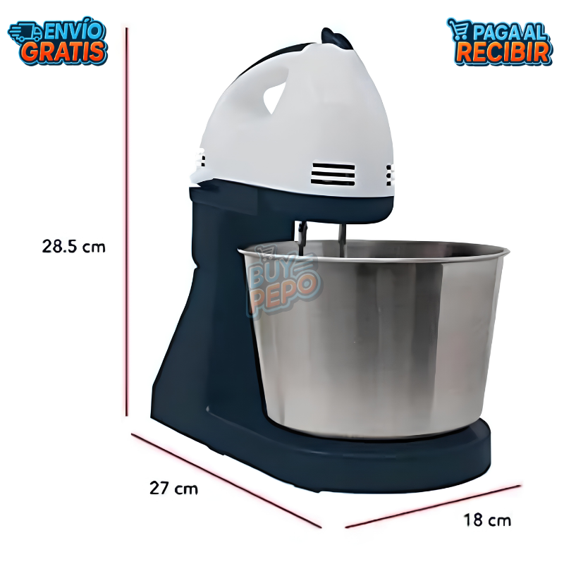 MixPro™ 🍰 - Batidora de pedestal automática ✨