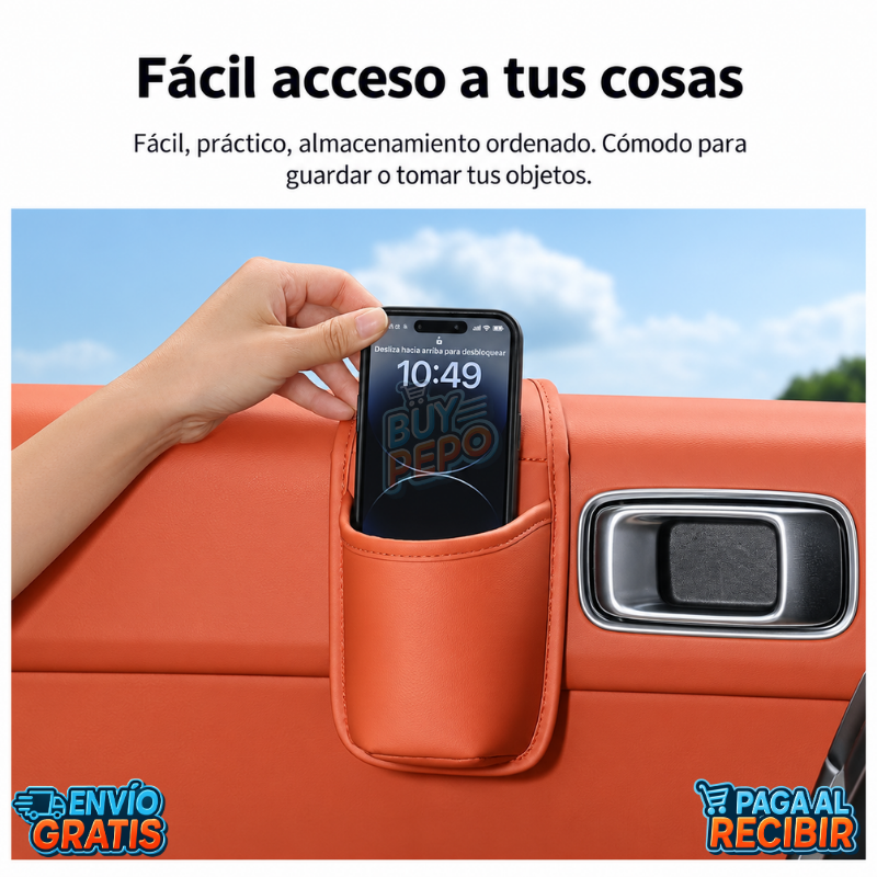 AutoHold™ 🥤 - Organizador lateral vehicular 🚘