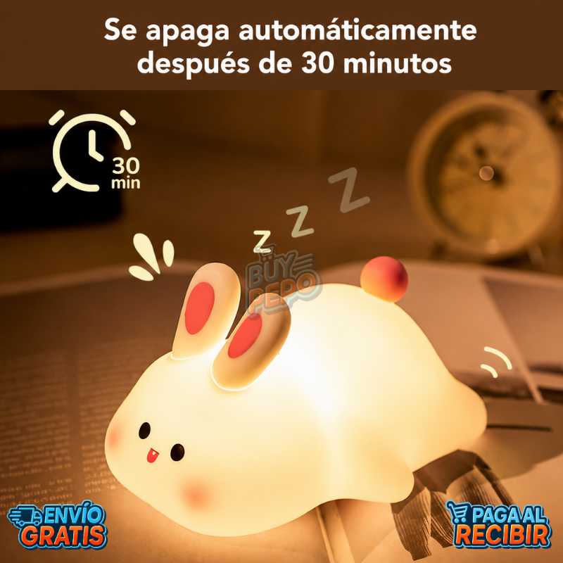 DreamBunny™ 🐰 - Lámpara nocturna infantil 🌙