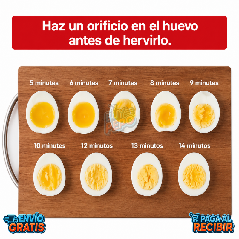 QuickEgg™ 🍳 - Huevos perfectos al instante ⏱️