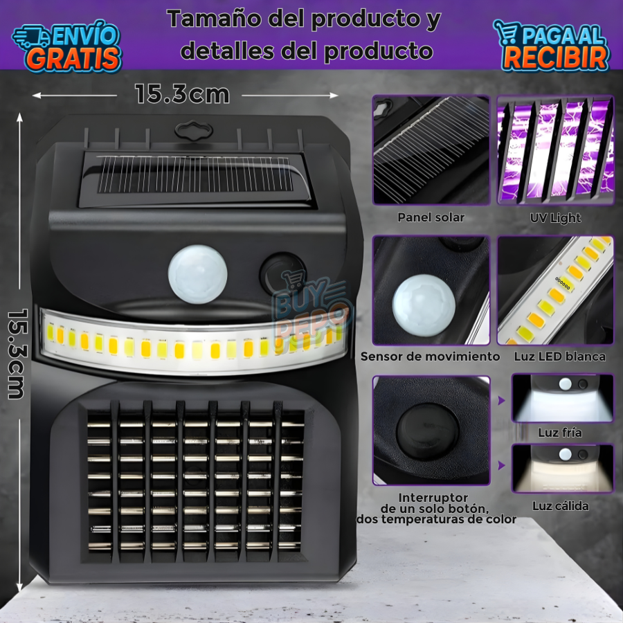 BrightKill™ 💡 – Lámpara antimosquitos inteligente 🦟