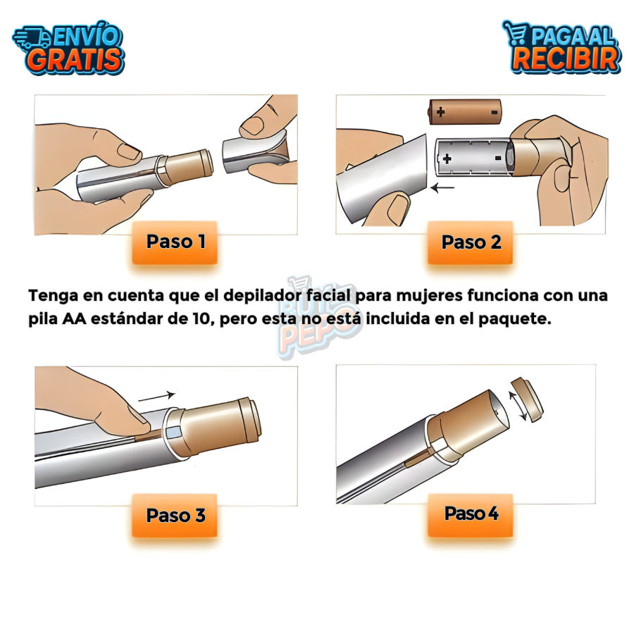 SilkTrim™ 💎 - Depilador facial portátil 2 puntas 🌸