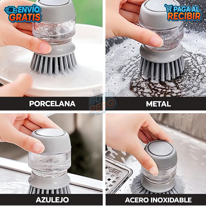 SoapBrush™ 🧽 - Cepillo dispensador de jabón 🫧